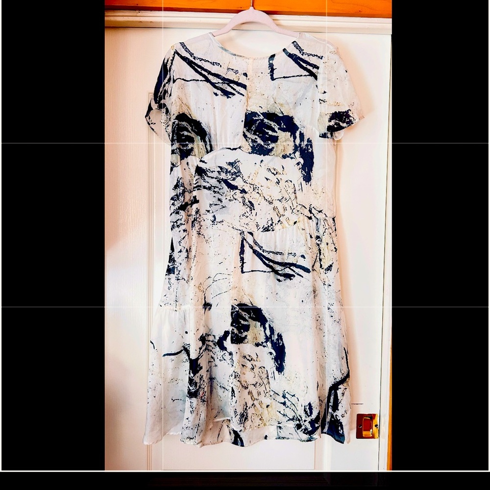 Sarah Pacini Italy sheer tunic dress